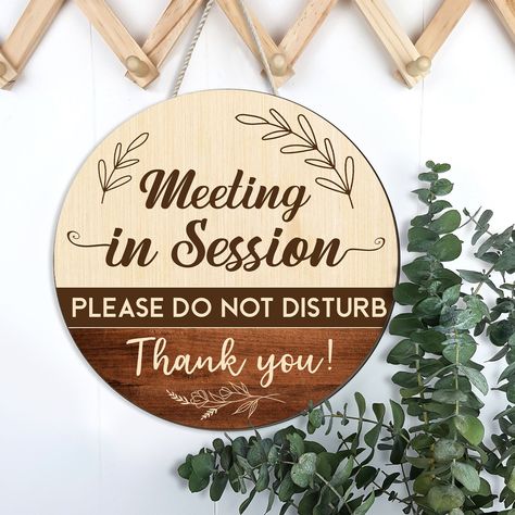 Meeting In Session Door Sign, Office Door Sign Hanger, Meeting In Session Sign, Do Not Disturb Sign, Office Outdoor Sign, In Session Sign ✔️Materials : Our product is made of plywood, nontoxic, odor-free, exquisite craftsmanship & stylish design with 5mm thickness. You can custom what design suitable for your purpose. ✔️Perfect Quality and Durability: It is totally SINGLE-SIDE printed in modern technology and is covered by superior painting, durable and vivid color, sturdy for indoor use. ✔️ Home decoration: These signs are nice addition in your home, garden, swimming pool, etc...or any party decoration in special occasions. ✔️ Uses: It can be used indoors or outdoors (a cool and dry place). Hang it on the front door or living room wall, over the fireplace or anywhere according to your dec In A Meeting Door Sign, In Session Door Sign, In Session Sign, Office Door Sign, Sign Hanger, Do Not Enter Sign, Do Not Disturb Sign, Office Door Signs, Don't Disturb Sign