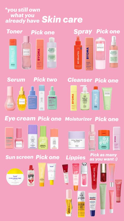 Bubble Skincare, Preppy Skincare, Essential Makeup, Face Skin Care Routine, Extracurricular Activities, Skin Care Routine Order, Skin Care Toner Products, Perfect Lipstick, Sephora Skin Care