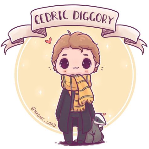 Cedric Diggory es un buen ejemplo de que los Hufflepuff no somos débiles Naomi Lord, Harry Potter Cartoon, Harry Potter Stickers, Cute Harry Potter, Theme Harry Potter, Harry Potter Drawings, Cedric Diggory, Harry Potter Pictures, Harry Potter Anime