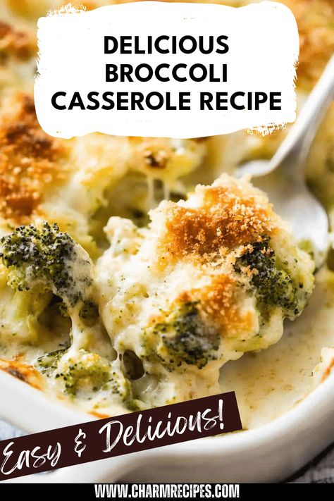 This Delicious Broccoli Casserole Recipe is the ultimate comfort food, perfect for family dinners or holiday gatherings. Featuring fresh broccoli florets enveloped in a creamy cheese sauce, it's easy to make and incredibly flavorful. Bake until bubbly and golden for a wonderful side dish that pairs well with any main course. This recipe is so satisfying, you'll want to make it again and again. Try it tonight and watch everyone's eyes light up! The layers of creamy goodness will make this casserole a new family favorite. Easy Broccoli And Cheese Casserole, Fresh Broccoli Casserole, Creamy Broccoli Casserole, Easy Broccoli And Cheese, Broccoli Casserole Healthy, Broccoli And Cheese Casserole, Broccoli Cheese Casserole Easy, Easy Broccoli Casserole, Broccoli Casserole Recipe