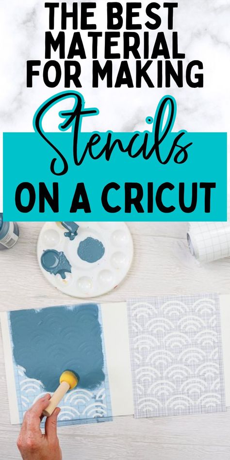 Cricut Stencil Vinyl, Making Stencils, Chalk Stencils, Make Your Own Stencils, Stencils Tutorials, Stencil Maker, Cricut Supplies, Cricut Stencils, Cricut Explore Projects