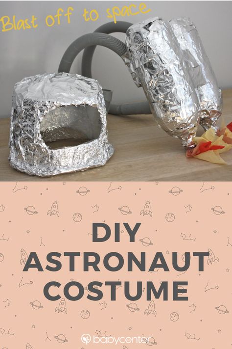 Diy Outer Space Costume, Diy Astronaut, Astronaut Costume Diy, Diy Space Costume, Astronaut Diy Costume, Diy Astronaut Costume Kids, Astronaut Dress Up Diy, Astronaut Costume Diy Kids, Diy Astronaut Helmet Easy