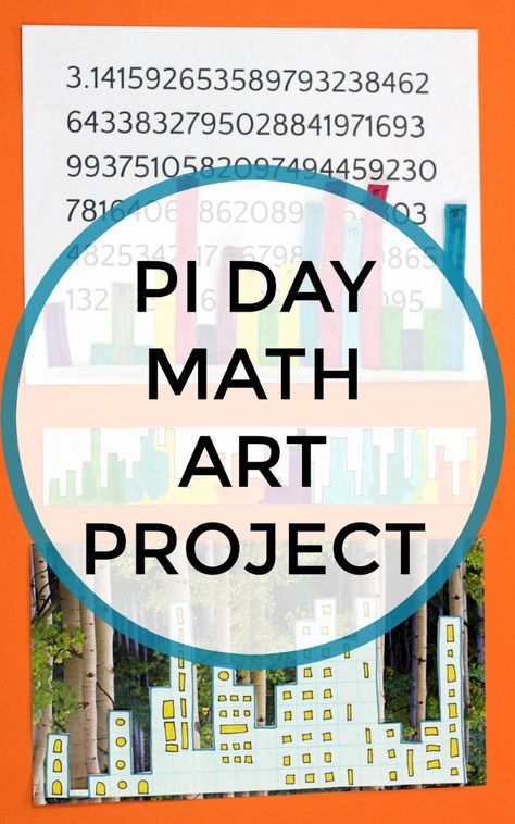 Best Pi Day activity for kids. Creative and fun way to create art with the numebers in pi.  #piday #pi #math #pidayactivities Pi Day Art Projects, Pi Day Activities For High School, Pi Day Ideas, Pi Math Art, Pi Day Activities, Math Art Activities, Math Art Projects, Pi Art, Pi Math