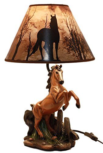 Horse Room Decor, Horse Themed Bedrooms, Horse Bedroom, Art Deco Style Interior, Horse Room, Rearing Horse, Horse Lamp, Desktop Table, Desktop Lamp