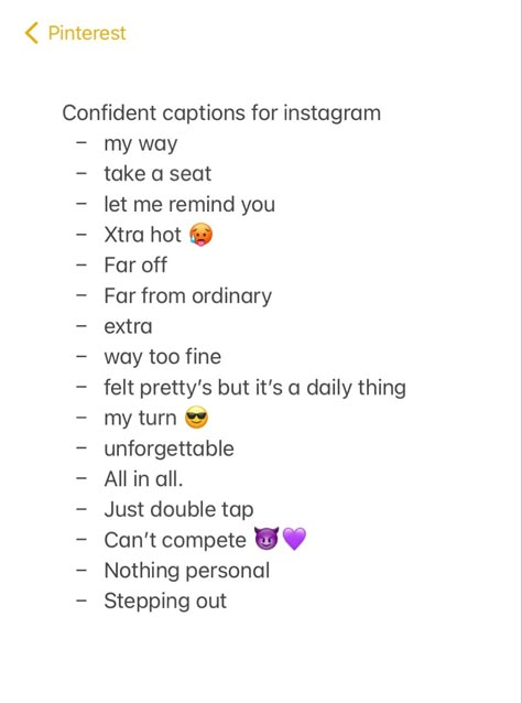 Confident Not Cocky Instagram Captions, Coolest Captions For Instagram, Confident Quotes Instagram, Confident Captions For Selfies, Confident Bio Ideas, Short Powerful Captions, Effortless Captions, Confident Insta Captions, Clean Girl Captions