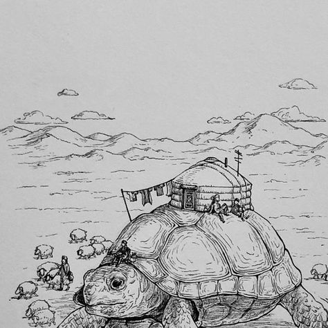 Indigo Nautilus on Instagram: "Inktober 2024 Day 10: Nomadic 🐢

#inktober @inktober #inktober2024 #inktober2024day10 #drawingchallenge #penandink #penandinkdrawing #sketchbook #inktoberday10nomadic #tortoise #nomad" Nomadic Drawing, Nomadic Inktober, Cross Stitch Tattoo, Circular Tattoo, Inktober 2023, Stitch Tattoo, Inktober 2024, Circle Tattoos, Ink Pen Drawings