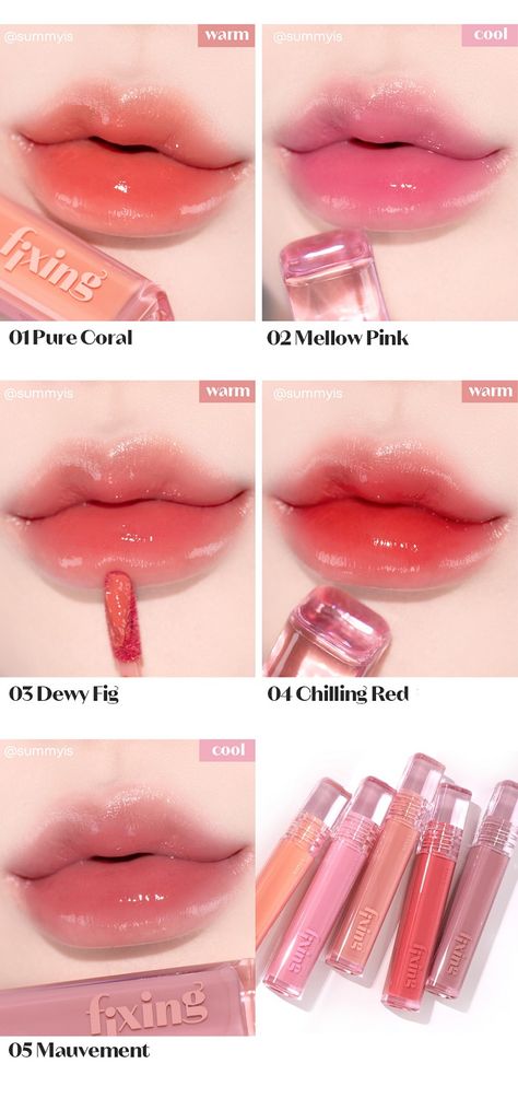 Etude House Lip Tint, Tint Etude, Makeup Bag Essentials, Etude House, Medium Skin Tone, Korean Cosmetics, Lip Glow, How To Line Lips, Color Analysis