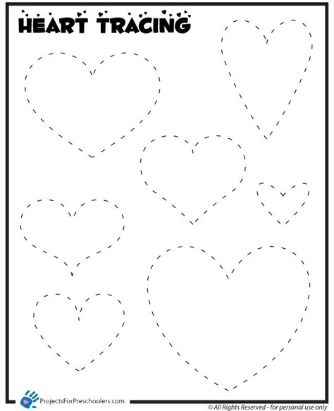 Preschool Activities Worksheets | Check out more free coloring pages for preschoolers Valentine Social Emotional Activities For Preschool, Valentines Table Activities, February Small Group Activities Preschool, Preschool Valentine Craft, Valentines Shapes, Hearts Preschool, Preschoolers Worksheets, Valentines Day Preschool, Heart Tracing