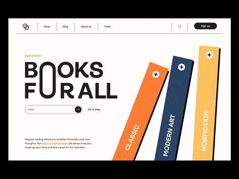 Book Store Landing Page, Online Library Website Design, Web Book Design, Library Website Design Inspiration, Book Store Website Design, Book Web Design, Digital Library Design, Bookstore Website Design, Library Graphic Design