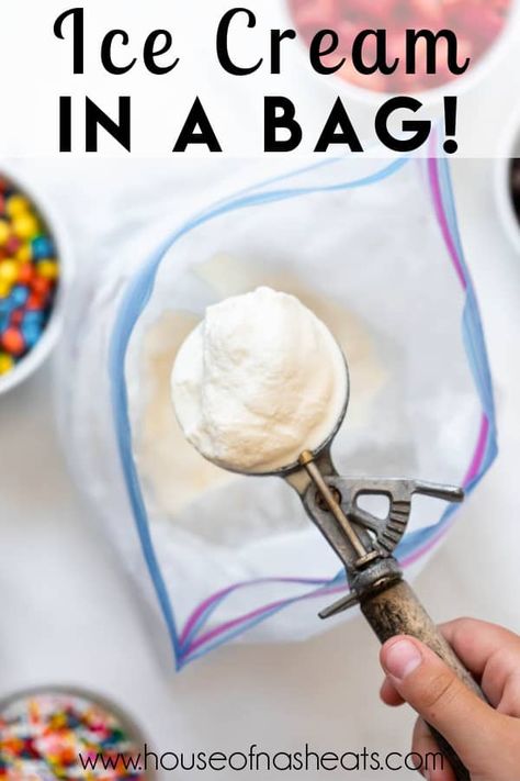 Make Homemade Ice Cream, Ice Cream In A Bag, Ice Cream Salt, Icecream In A Bag, Easy Homemade Ice Cream, Making Homemade Ice Cream, Cheesecake Ice Cream, Premier Protein, Protein Ice Cream