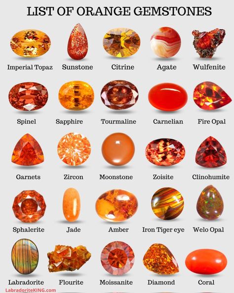 Precious Stones Chart, Cake Makeover, Gemstone Colours, Gemstones Chart, Orange Crystals, Beautiful Stones, Orange Cake, Oc Ideas, Vintage Glam