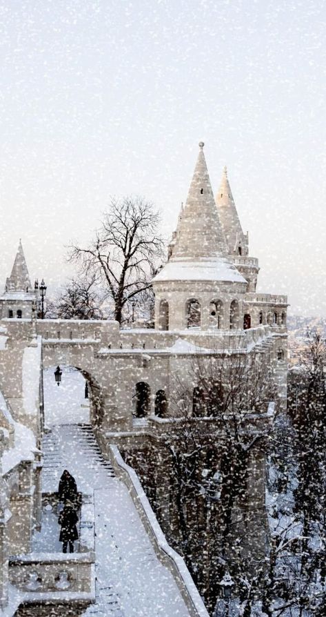 Snow Falling, The Royal Palace, Chateau France, Fairytale Castle, A Castle, Royal Palace, Bratislava, On The Ground, Macedonia