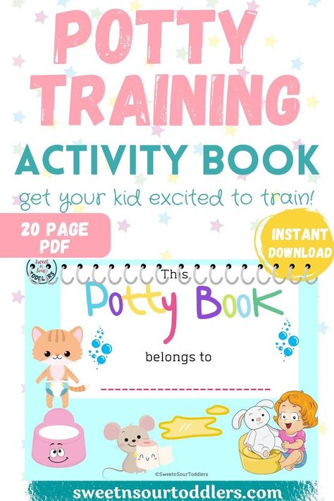 Potty Training Visuals, Potty Training Activities, Potty Training Books, Potty Training Rewards, Potty Training Chart, Parenting Win, Activity Sheets For Kids, Potty Training Tips, Printables Free Kids