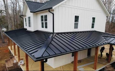 Homeowners in the US are rapidly adopting metal roofs for their properties and ditching asphalt roofs. The current generation of metal roofs comes with streamlined designs and they are highly customizable. Furthermore, there are many variants of metal roofs and the variations are not only limited to the looks but also the type of metal [...] The post Why Metal Roofs Are Better For Your Home? appeared first on Handyman tips. Mixed Metal And Shingle Roof, Shingles And Metal Roof Combination, Asphalt And Metal Roof Combo, Shingle And Metal Roof Combination, Metal And Shingle Roof Combination, Metal Shingle Roof, Black Metal Roof, Metal Shingles, Ohio House