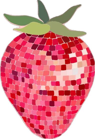 Disco Ball Strawberry, Strawberry Disco Ball, Door Tag, Background Cute, Door Tags, Strawberry Fruit, Art Colorful, Cute Images, Disco Ball