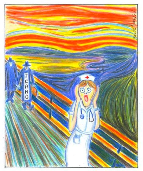 "The Nurses Scream" Xray Humor, Med Surg Nurse, Scream Painting, Nursing Fun, Nursing Board, Hello Nurse, I Am A Nurse, Nurse Inspiration, Nurse Art