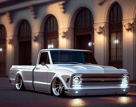 1968 Chevy C10, Classic Cars Trucks Chevy, Lowrider Trucks, Custom Pickup Trucks, C10 Chevy Truck, Custom Chevy Trucks, Chevy Pickup Trucks, Car Vintage, Classic Pickup Trucks