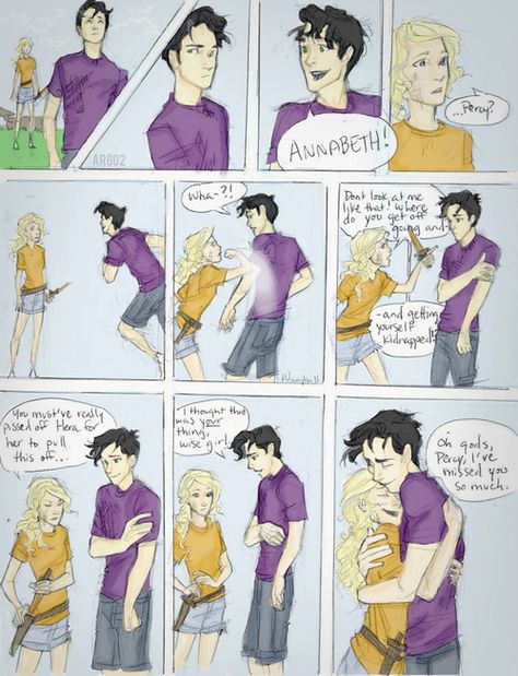 argo2:    by  Burdge-bug, colored by Argo 2. It didn't happen like this though, although Burdges imagination is super cute. Annabeth Chase And Percy Jackson, Percabeth Headcanon, Percabeth Fan Art, Mark Of Athena, Zio Rick, Percy Jackson Ships, Percy Jackson Head Canon, Percy And Annabeth, Percy Jackson Fan Art