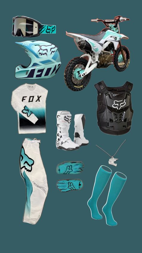 hope you like it! Womens Dirt Bike Gear, Dirt Bike Riding Gear, Truck Interior Accessories, Motocross Girls, Bike Fit, Dirt Bike Gear, Motocross Gear, Motocross Love, Cool Dirt Bikes