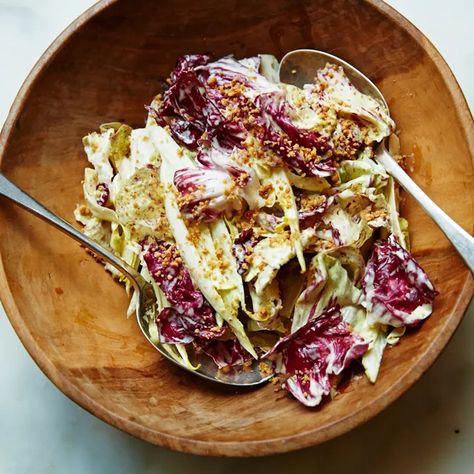 Endive Recipes, Hazelnut Recipes, Endive Salad, Roasted Hazelnuts, Radicchio Salad, How To Roast Hazelnuts, How To Make Salad, Dressing Recipe, Food For Thought