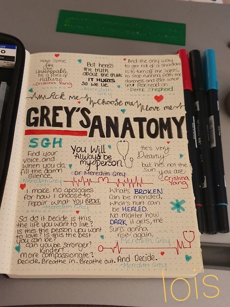 Greys Anatomy Drawing Sketches, Greys Anatomy Journal Ideas, Greys Anatomy Doodles, Greys Anatomy Coloring Pages, Greys Anatomy Scrapbook, Greys Anatomy Drawings Easy, Greys Anatomy Painting Ideas, Greys Anatomy Drawings, Greys Anatomy Quotes