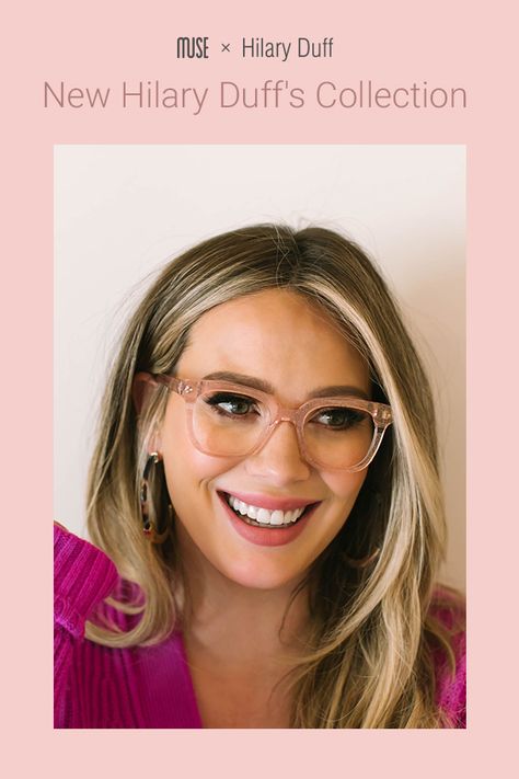 Hilary Duff Glasses, Blonde Bun, Curled Bangs, Haircut Styles For Women, Messy Bob Hairstyles, Choppy Bob Hairstyles, Lob Haircut, Trendy Hair Color, Eye Wear