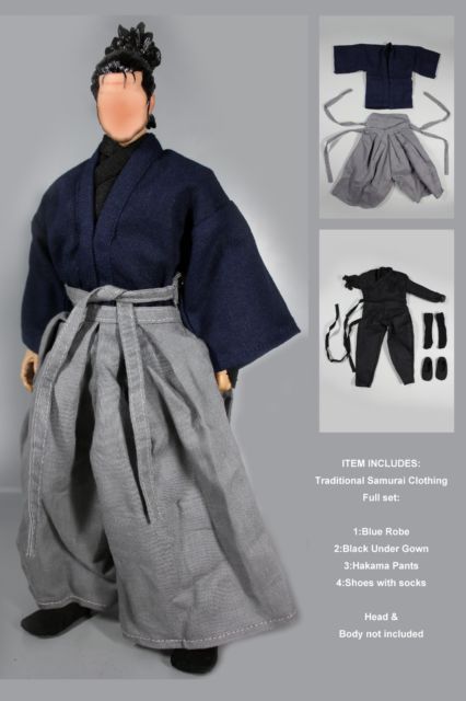 Japanese Clothing Men, Samurai Clothes, Blue Samurai, Traditional Japanese Clothing, Samurai Clothing, Suit Model, Hakama Pants, Japanese Clothing, Clothing Design Sketches