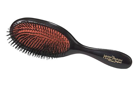 The Best Hair Brush For Every Hair Type | StyleCaster Mason Pearson Brush, Boar Brush, Boar Bristle Hair Brush, Best Hair Brush, Kate Middleton Hair, Boar Bristle Brush, Mason Pearson, Best Brushes, Brush Type