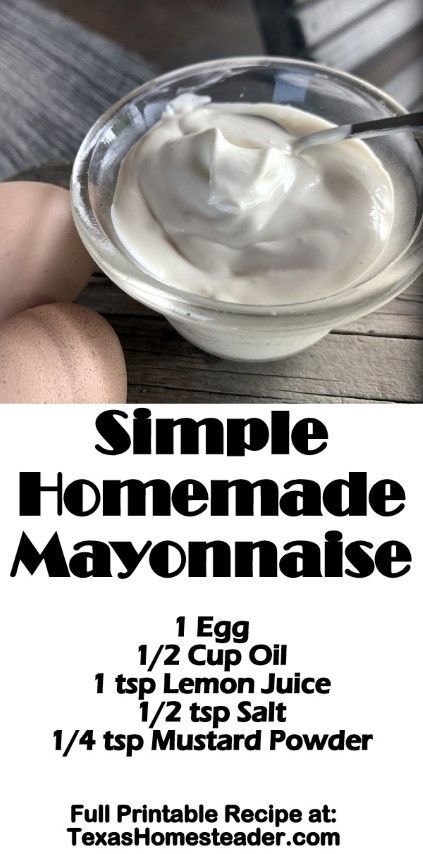 Homemade Mayonnaise Recipe ~ Texas Homesteader ~ Flavored Mayonnaise Recipe, Homesteading Inspiration, Garlic Mayonnaise, Baking Mix Recipes, Homemade Mayo, Mayonnaise Recipe, Homestead Ideas, Ham Salad, Thrifty Thursday