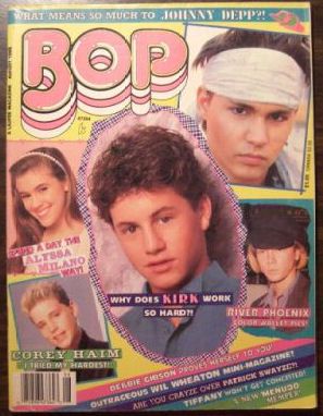 Aw... I remember this magazine. Bop Magazine, Kickin It Old School, Corey Haim, Kickin It, Kirk Cameron, 90s Memories, River Phoenix, 80s Nostalgia, Teen Magazine