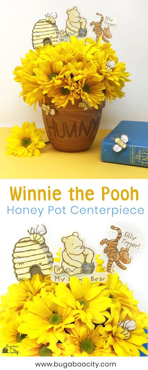 Winnie The Pooh Honey Pot, Pooh Honey Pot, Diy Halloween Dekoration, Trendy Baby Shower Themes, Winnie The Pooh Honey, Winnie The Pooh Themes, Disney Cute, Ballon Party, Boy Baby Shower Ideas