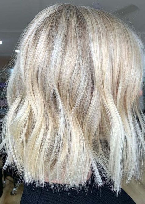 Blond Lob Haircut, Short Blonde Lob, Short Lob Hairstyle, Long Blonde Bob Hairstyles, Blonde Long Bob Hairstyles, Short Blonde Hairstyle Women, Short Blond Haircut Women, Inverted Lob Haircut, Blonde Balayage Bob Short