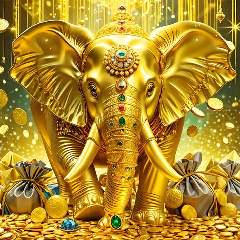 Lakshmi Kubera Hd Photos, Lucky Picture, Saraswati Vandana, Wealth Vision Board, Ganesha Artwork, Live Tv Free, Money Images Cash Indian, Golden Elephant, Gold Wallpaper Phone