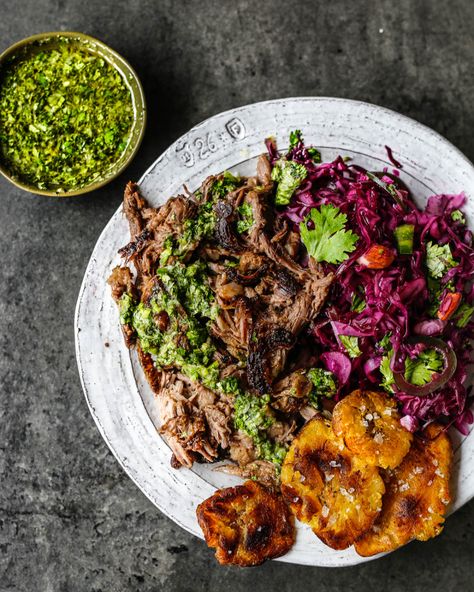 Mojo Roast Pork Shoulder | PrimalGourmet Roasted Pork Shoulder Recipes, Roast Pork Shoulder, Primal Gourmet, Pork Shoulder Recipe, Hannukah Recipes, Cabbage Slaw Recipes, Mojo Pork, Cuban Pork, Pork Shoulder Recipes