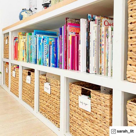 Water Hyacinth Storage Cubes with Handles | The Container Store Fun Playroom, White Bin, Craft Cart, Pantry Organizers, The Home Edit, Integrated Handles, Organized Mom, Clear Container, Cube Organizer