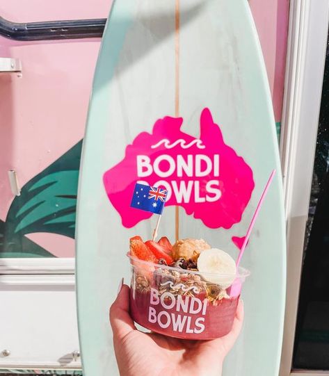 BONDI BOWLS™ on Instagram: "have you ever wondered where Bondi Bowls gets it’s name?? Bondi Bowls is named after the iconic Bondi Beach located in Sydney, Australia. Bondi is known for its surf, hip cafés, and Iceberg pool! It is featured on several Netflix shows including Instant Hotel and Bondi Rescue. Our founder, @hay__bails , lived in Sydney and loved starting her day with an açaí bowl while admiring Bondi Beach! (second photo is a pic of Bondi that Bailey took while living there)" Bondi Bowls, Bondi Rescue, Netflix Shows, Beach Shop, Bondi Beach, Shows On Netflix, A Pic, Smoothie Bowl, Sydney Australia