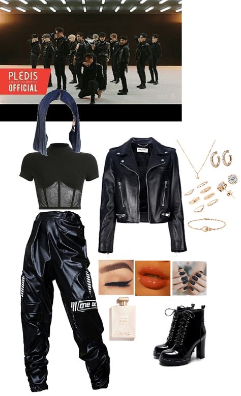 Seventeen-“Getting Closer #1 outfit ideas | Ateez Concert Outfit Ideas 2022, Svt Inspired Outfits, Seventeen Hot Outfits Inspired, Seventeen Outfits Kpop, Seventeen Hot Outfit, Concert Outfit Ideas Seventeen, Kpop Concert Outfit Seventeen, Seventeen Stage Outfit, Seventeen Outfit Ideas