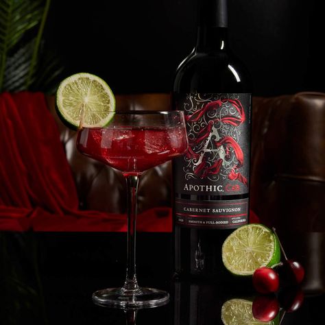 Apothic Cocktail Recipes | Apothic Wines Ginger Ale Cocktail, Red Wine Cocktails, Blackberry Cocktail, Rose Spritz, Hot Chocolate Cocktail, Ginger Beer Cocktail, White Wine Spritzer, Sparkling Red Wine, Bourbon Sour