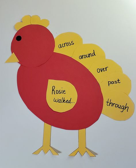 Rosie’s Walk Craft, Positional Words Preschool, Rosies Walk, Talk 4 Writing, Positional Words, Grammar Activities, Farm Ideas, New Classroom, Numeracy