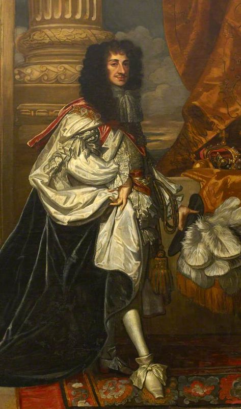 Charles II - Sir Peter Lely - circa 1670 Charles Ii Of England, House Of Stuart, English Monarchs, Great Fire Of London, Charles Ii, Uk History, Queen Photos, English History, British Monarchy