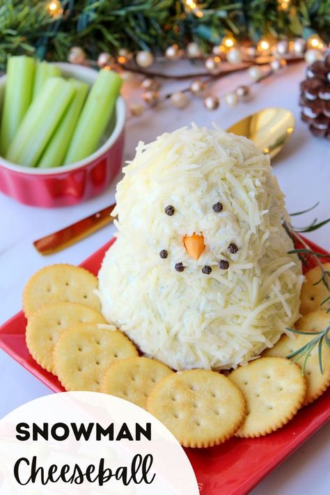 This Snowman Cheeseball is the perfect Christmas appetizer to serve at all your holiday get together and parties this year. It is super simple to make and is a huge hit among kids and adults! Snowman Cheeseball, Cheeseball Recipe, Christmas Appetizer, Best Instant Pot Recipe, Christmas Food Dinner, Party Food And Drinks, Trending Recipes, The Perfect Christmas, Christmas Cooking