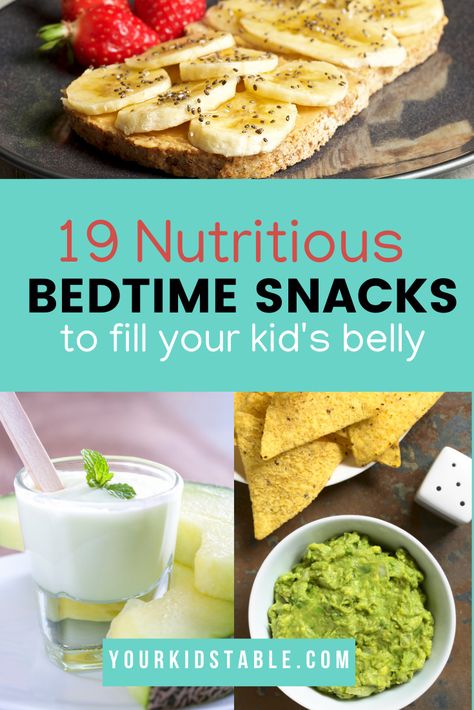 Pre Bedtime Snacks, Good Bedtime Snacks, Healthy Filling Snacks For Kids, Best Nighttime Snacks, Kids Bedtime Snacks, Toddler Bedtime Snack Ideas, Healthy Bedtime Snacks For Kids, Filling Bedtime Snacks, Evening Healthy Snacks