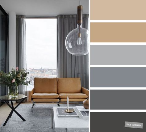 The best living room color schemes - Neutral and grey color palette - Fabmood | Wedding Colors, Wedding Themes, Wedding color palettes Good Living Room Colors, Color Palette Living Room, Indian Living Rooms, Best Living Room, Beige Living Rooms, Living Room Color Schemes, Grey Color Palette, Grey Color Scheme, Room Color Schemes