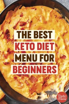 If You're Starting Keto, You Need This Menu Plan Keto Menu Plan, Breakfast Low Carb, Keto Menu, Starting Keto, Ketogenic Diet Meal Plan, Keto Diet Food List, Low Carb Breakfast Recipes, Menu Plan, Best Keto Diet