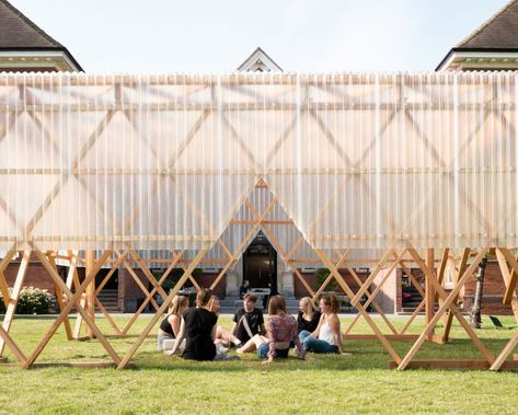 Urban Rooms, Wooden Pavilion, Temporary Architecture, Pavilion Plans, University Of Reading, Glass Pavilion, Pavilion Architecture, Pavilion Design, Outdoor Pavilion