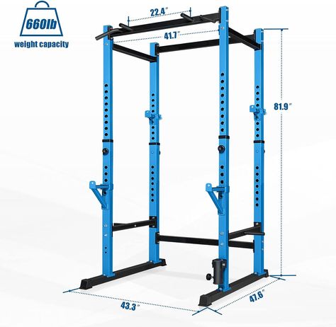 Multifunctional Power Rack Not only for pull up bar, but also for squats, hard pulls and many other exercises that work the whole body，The squat rack cage can also be used with a barbell as a squat rack. Disclaimer: Links may earn me a commision as an affiliate marketer. Your trust matters; my picks are genuinly authentic. Ask me about this product!😃 Pull Up Stand, Bar For Home, Workout Room Home, Home Gym Garage, Squat Stands, Diy Gym, Gym Garage, Gym Room At Home, Gym Machines