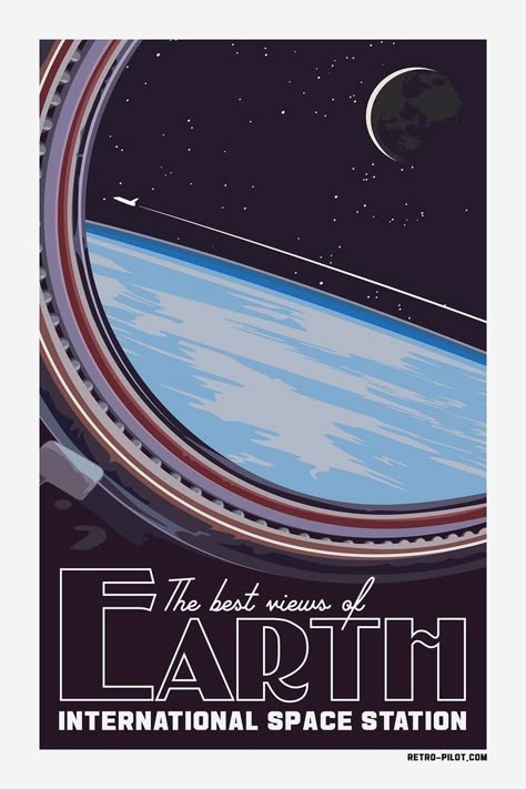 Retro Space Posters, Space Travel Posters, Space Posters, Nasa Poster, Space Tourism, Etiquette Vintage, Science Learning, New Retro Wave, Retro Space