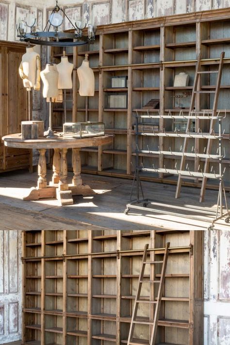 Shop Fittings Ideas Retail, Farmhouse Boutique, Antique Shop Display, Farmhouse Shop, Farmhouse Designs, Shop Fittings, Hobby Room, March 17th, Store Ideas