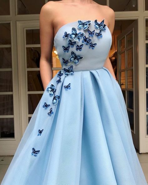 la femme dans l’art on Twitter: "Teuta Matoshi… " Butterfly Prom Dress, Blue Tulle Prom Dress, Tulle Prom Dresses, Formal Ball Gown, Strapless Prom Dresses, Simple Prom Dress, فستان سهرة, Tulle Prom Dress, Ball Gown Dresses