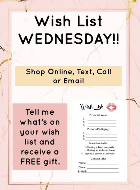 Mary Kay Welcome Post, Mary Kay Wednesday Wisdom, Wednesday Mary Kay Posts, Mary Kay Wish List, Mary Kay Win It Wednesday, Mary Kay Wednesday, Mary Kay Wednesday Post, Mary Kay Team Building, Seacret Products